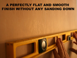 Get perfect plastering results without sanding