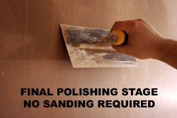 How to polish plaster to a perfect finish