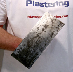 plastering top tips 1 - keep your trowel clean
